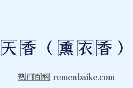 天香（熏衣香）是什么意思的图片